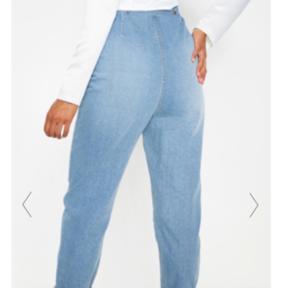 PRETTY LITTLE THING High Waisted Balloon Jeans - Picture 3 of 15